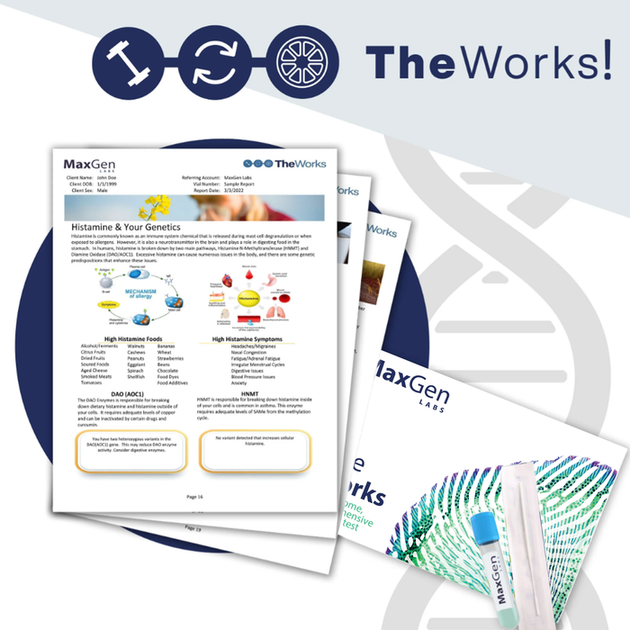 The Works - Genetic Methylation & MTHFR Test